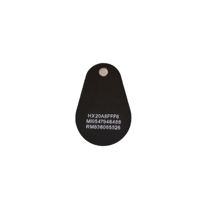 RFID-tagg, pear Mifare (epoxy/bakelit) märkt med systemnummer