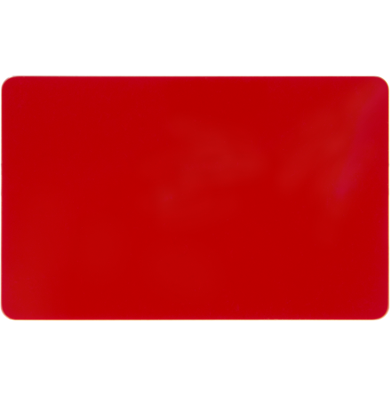 Plastkort Röd