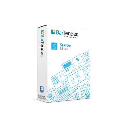 BarTender 2023 Starter, applikationslicens + licens för 2 skrivare